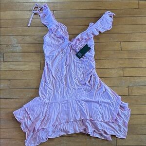 NWT Wild Fable Light Purple Tie-Front dress